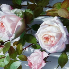 Схема вышивки «РОЗЫ-МЕЧТА ДЕВЧЁНКИ»