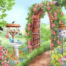 Схема вышивки «РАЙСКИЙ САД»