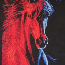 Схема вышивки «огненная»