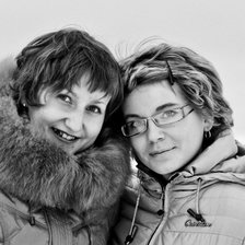 Схема вышивки «Мы с сестренкой»