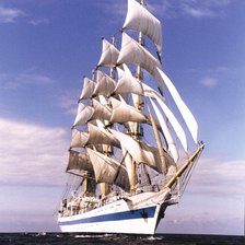 Схема вышивки «Корабль»