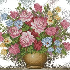 Схема вышивки «букет»