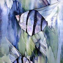 Схема вышивки «Рыбки»