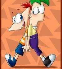 Схема вышивки «Финес и Ферб»