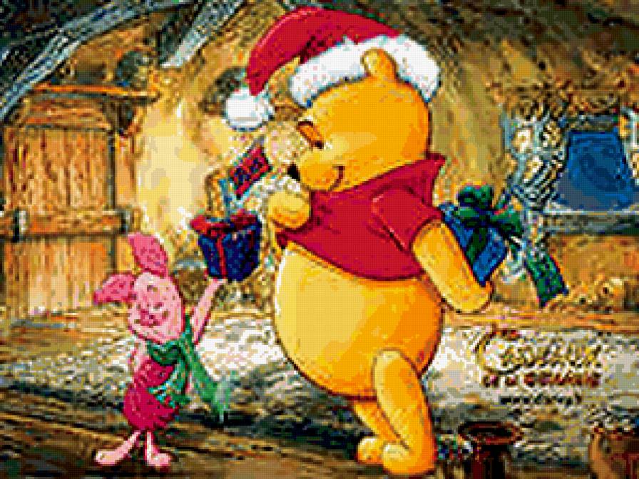 новый год - животные, детям, мультфильм - предпросмотр