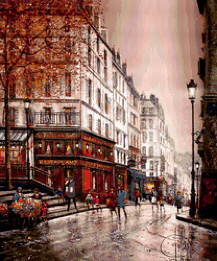 Холм Монмартр. Улица Равиньян - монмартр, франция, париж, улица равиньян - предпросмотр