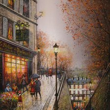 Схема вышивки «Монмартр»