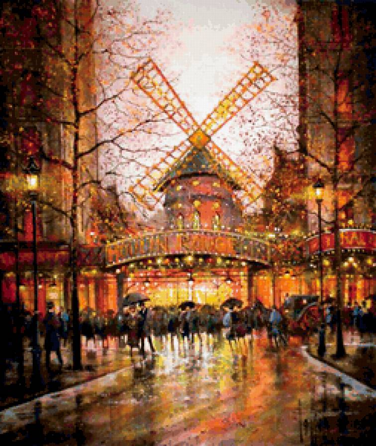 Мулен Руж - париж, франция, мулен руж - предпросмотр