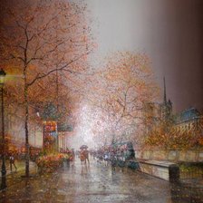 Схема вышивки «Набережная Монтебелло»