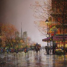 Схема вышивки «Нотр-Дам»