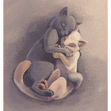 Схема вышивки «кошаки»