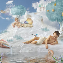 Схема вышивки «дети»