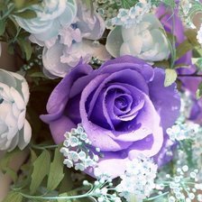 Схема вышивки «роза»