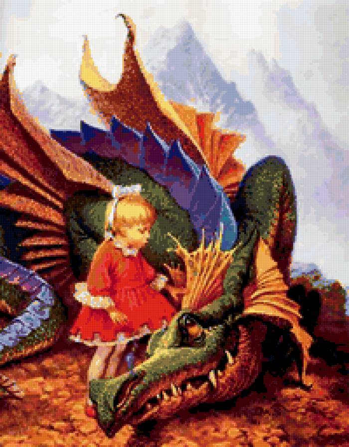 дракон - дракон, фентези - предпросмотр