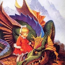 Схема вышивки «дракон»