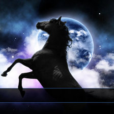 Схема вышивки «конь»