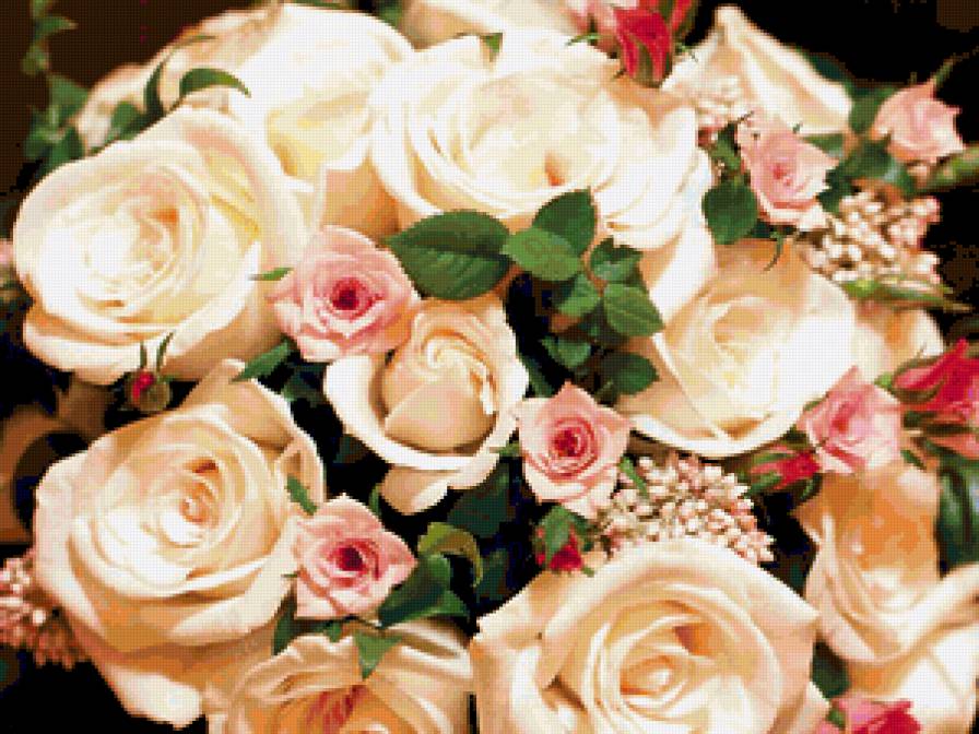 flowerdrop - flower, роза, цветы, цветок, букет, розы - предпросмотр