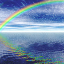 Схема вышивки «радуга»