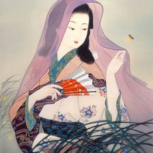 Схема вышивки «Японка 1»