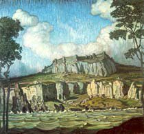 Схема вышивки «Константин Богаевский.Берег моря.»