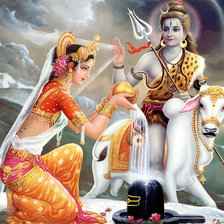 Схема вышивки «шива»