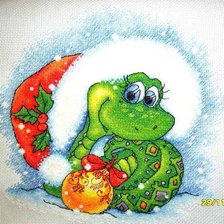 Схема вышивки «Змейка»