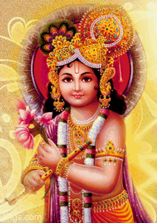 Кришна - легенды, эпос, индуизм, индийская религия, картина - предпросмотр