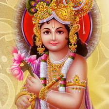 Схема вышивки «Кришна»