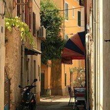 Схема вышивки «Тихая улочка»