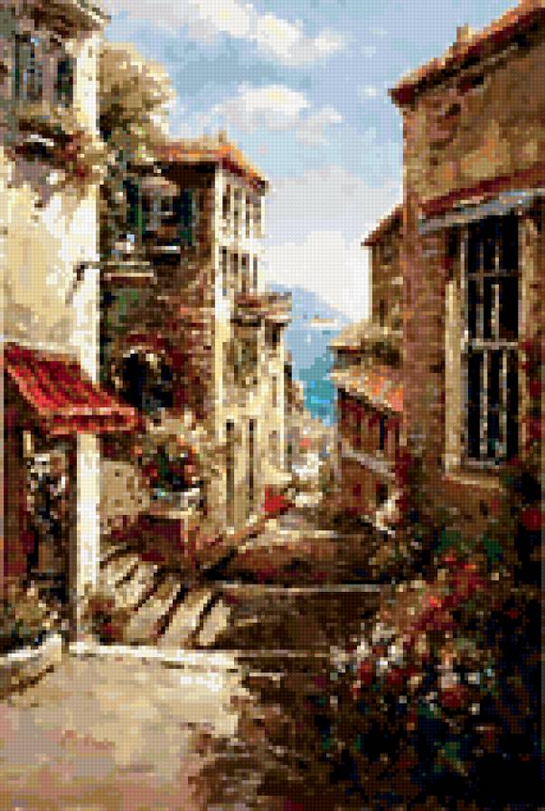 Улочка ! - улица, лето, город - предпросмотр