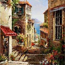 Схема вышивки «Улочка !»