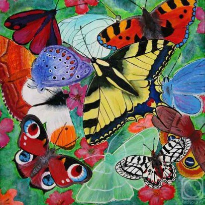 подушка - бабочки, подушка - оригинал