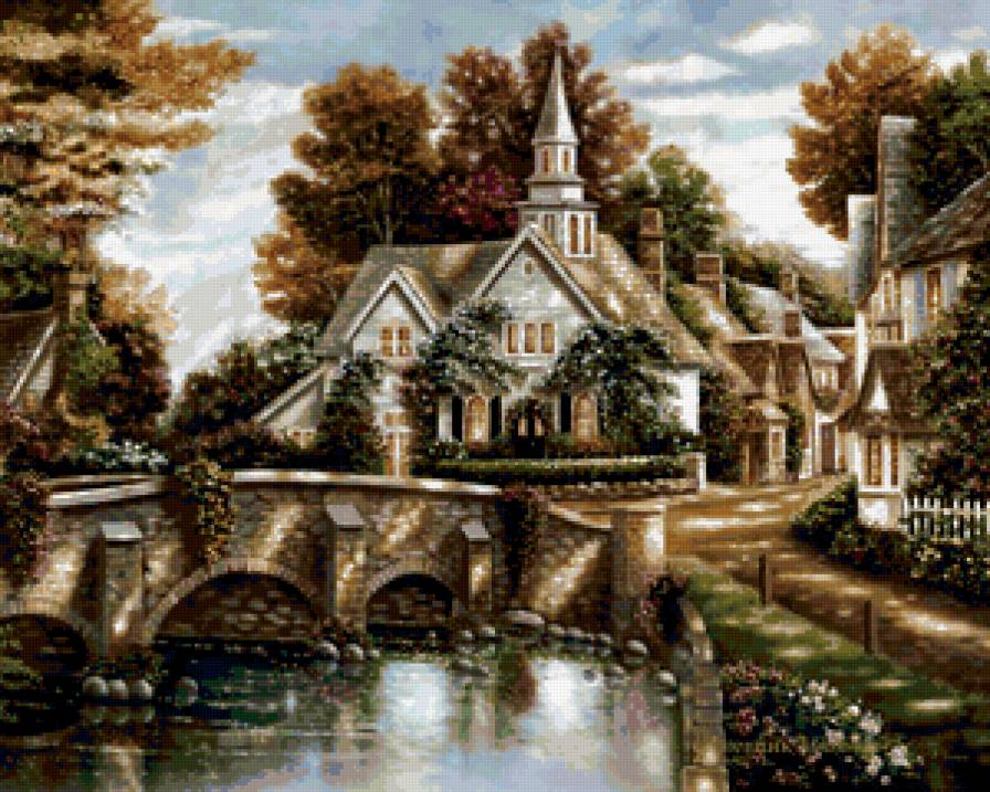 замок - замок, природа - предпросмотр