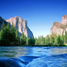 Схема вышивки «Озеро»