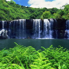 Схема вышивки «Водопад»