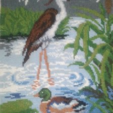 Схема вышивки «На озере»
