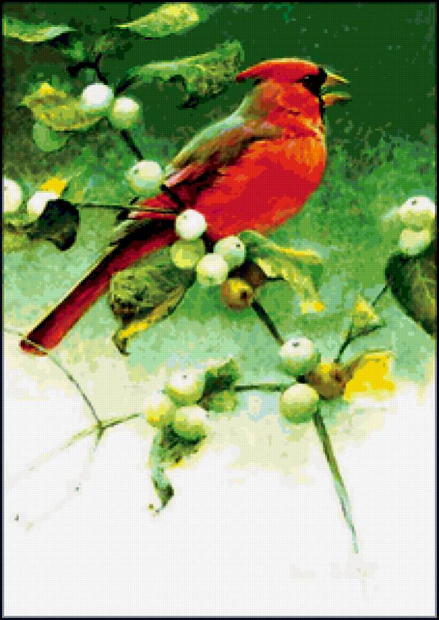 Серия "Птицы" - лето, пейзаж, птицы - предпросмотр