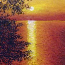 Схема вышивки «Закат»