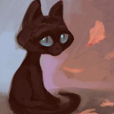 Схема вышивки «Картинка из сери "BLACK  KAT"»