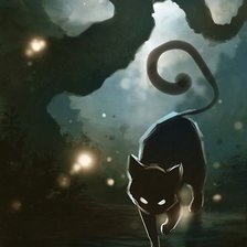 Схема вышивки «Картинка из сери "BLACK  KAT"»