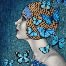 Схема вышивки «женский образ в живописи»