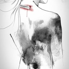 Схема вышивки «Монохром 1»