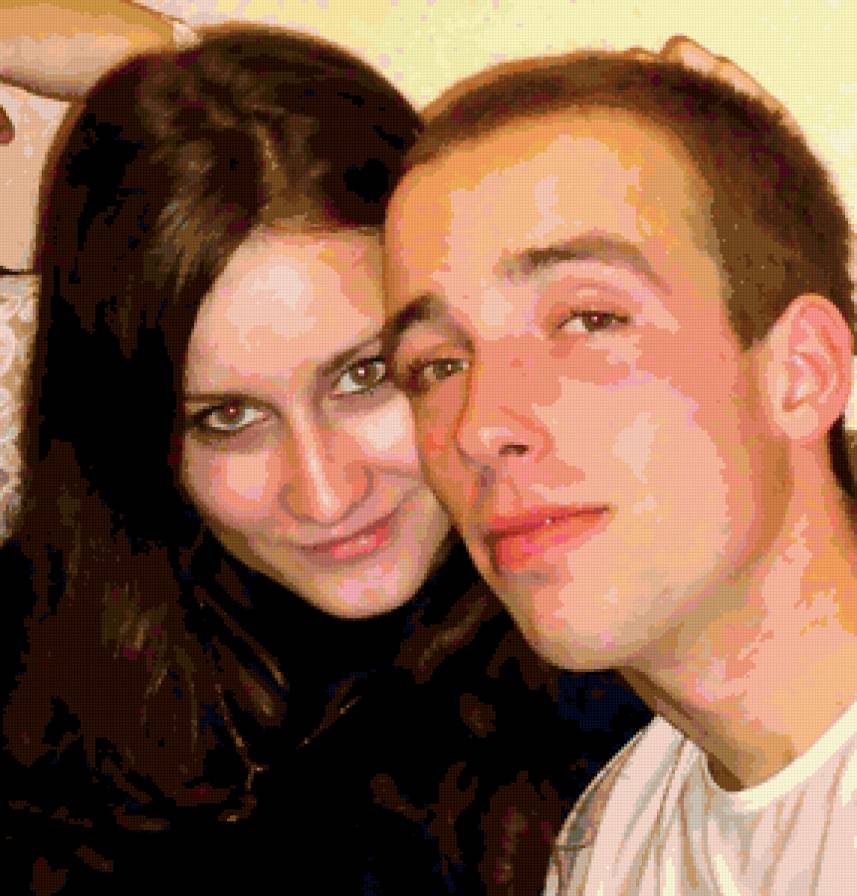 Сын с  невесткой - портрет - предпросмотр