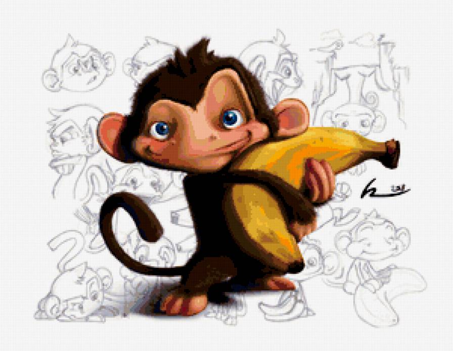 Хамо сапиенс - животные, обезьяна, детям - предпросмотр