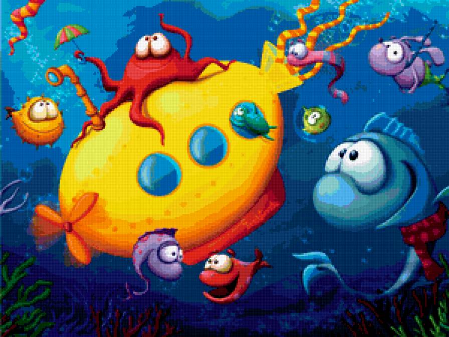 Желтая подводная лодка - детям - предпросмотр