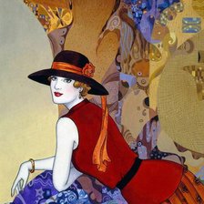 Схема вышивки «ретро»