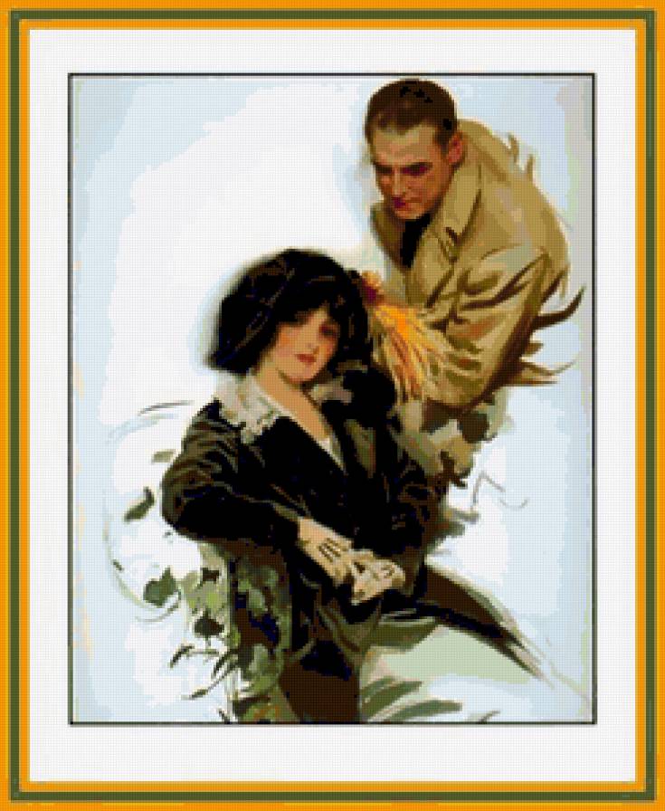 Серия "Портрет" - пара, мужчина, двое, девушка, люди - предпросмотр