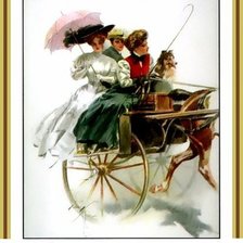 Схема вышивки «Серия "Портрет"»