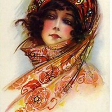 Схема вышивки «Серия "Портрет"»