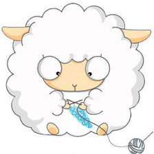 Схема вышивки «Овечка»